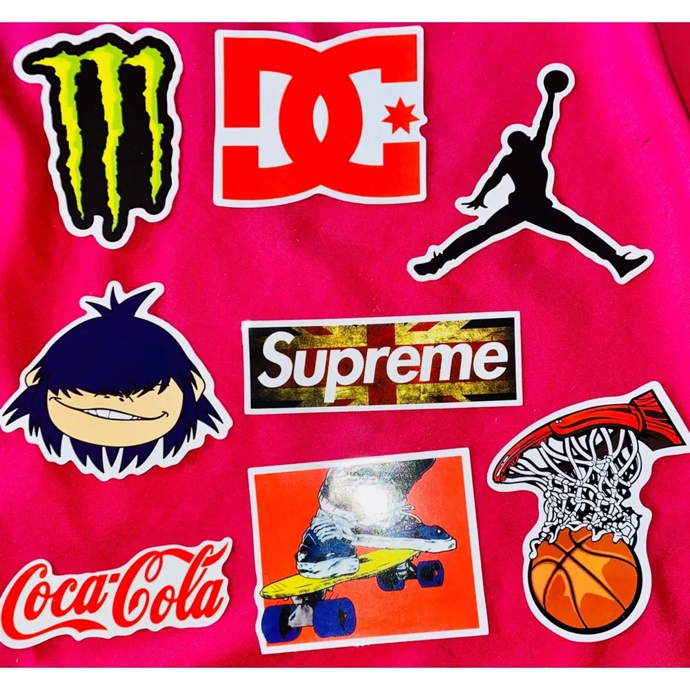 DC SUPREME Skater Sneaker Head Sticker Bundle